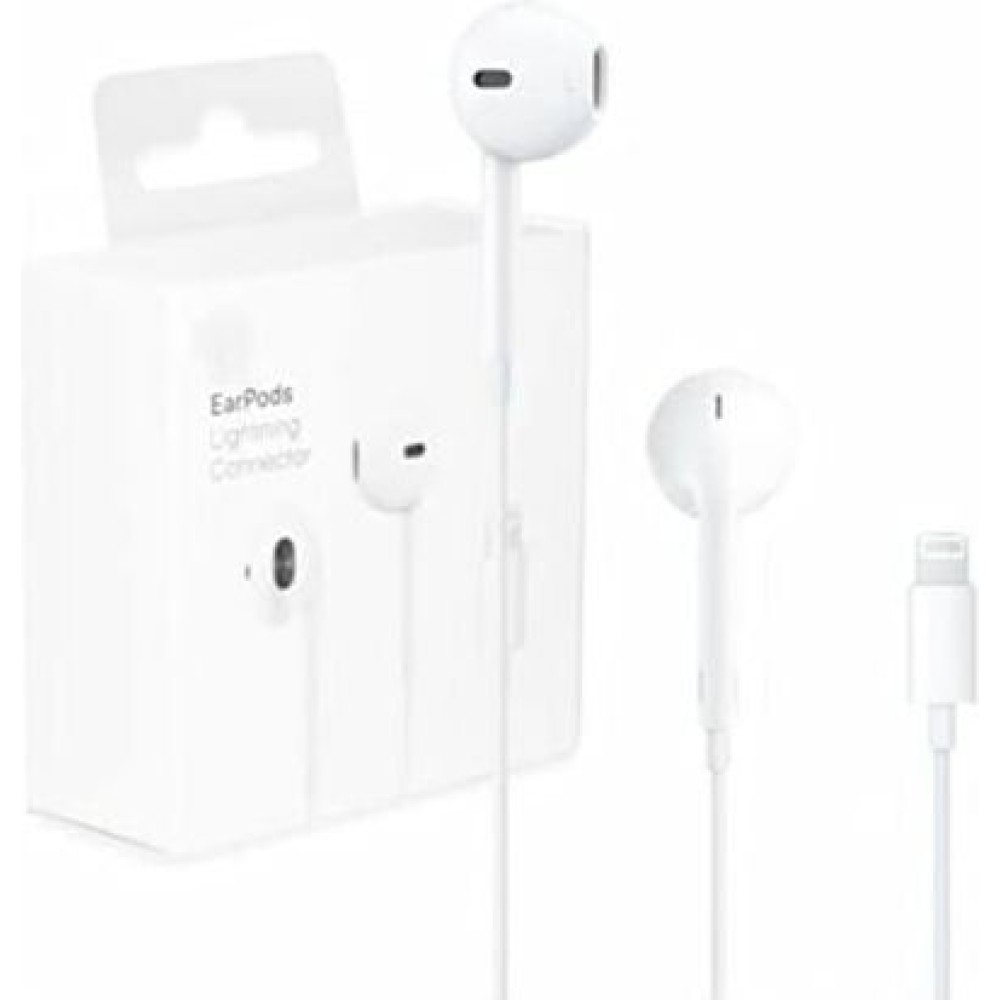 Apple EarPods (2024) Earbuds Handsfree Ακουστικά με Βύσμα Lightning Λευκό