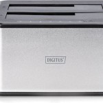 Dual SATA HDD Docking Station (silber/schwarz, USB 3.0, 2,5"/ 3,5")