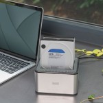 Dual SATA HDD Docking Station (silber/schwarz, USB 3.0, 2,5"/ 3,5")