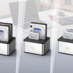 Dual SATA HDD Docking Station (silber/schwarz, USB 3.0, 2,5"/ 3,5")