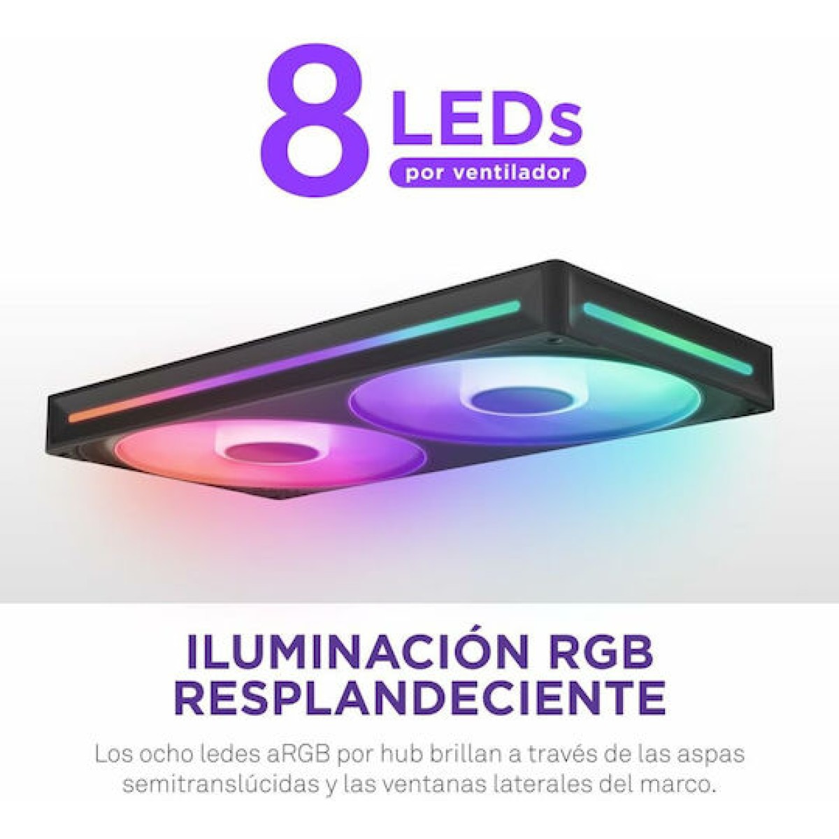 NZXT F280 RGB Core Case Fan με Σύνδεση 4-Pin PWM / 4-pin NZXT RGB