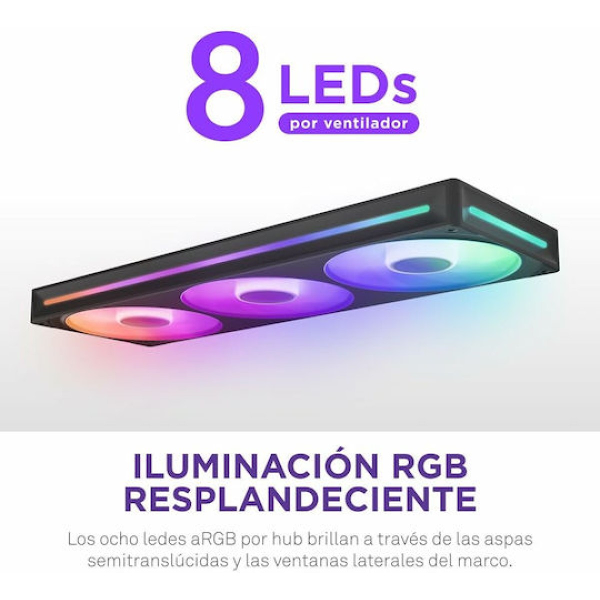 NZXT F360 RGB Core Case Fan με Σύνδεση 4-Pin PWM / 4-pin NZXT RGB