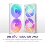 NZXT RF-U24HF-W1 Case Fan 240mm με ARGB Φωτισμό και Σύνδεση 4-Pin PWM / 4-pin NZXT RGB Λευκό