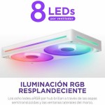 NZXT RF-U24HF-W1 Case Fan 240mm με ARGB Φωτισμό και Σύνδεση 4-Pin PWM / 4-pin NZXT RGB Λευκό