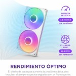 NZXT F280 RGB Core Case Fan με Σύνδεση 4-Pin PWM / 4-pin NZXT RGB Λευκό