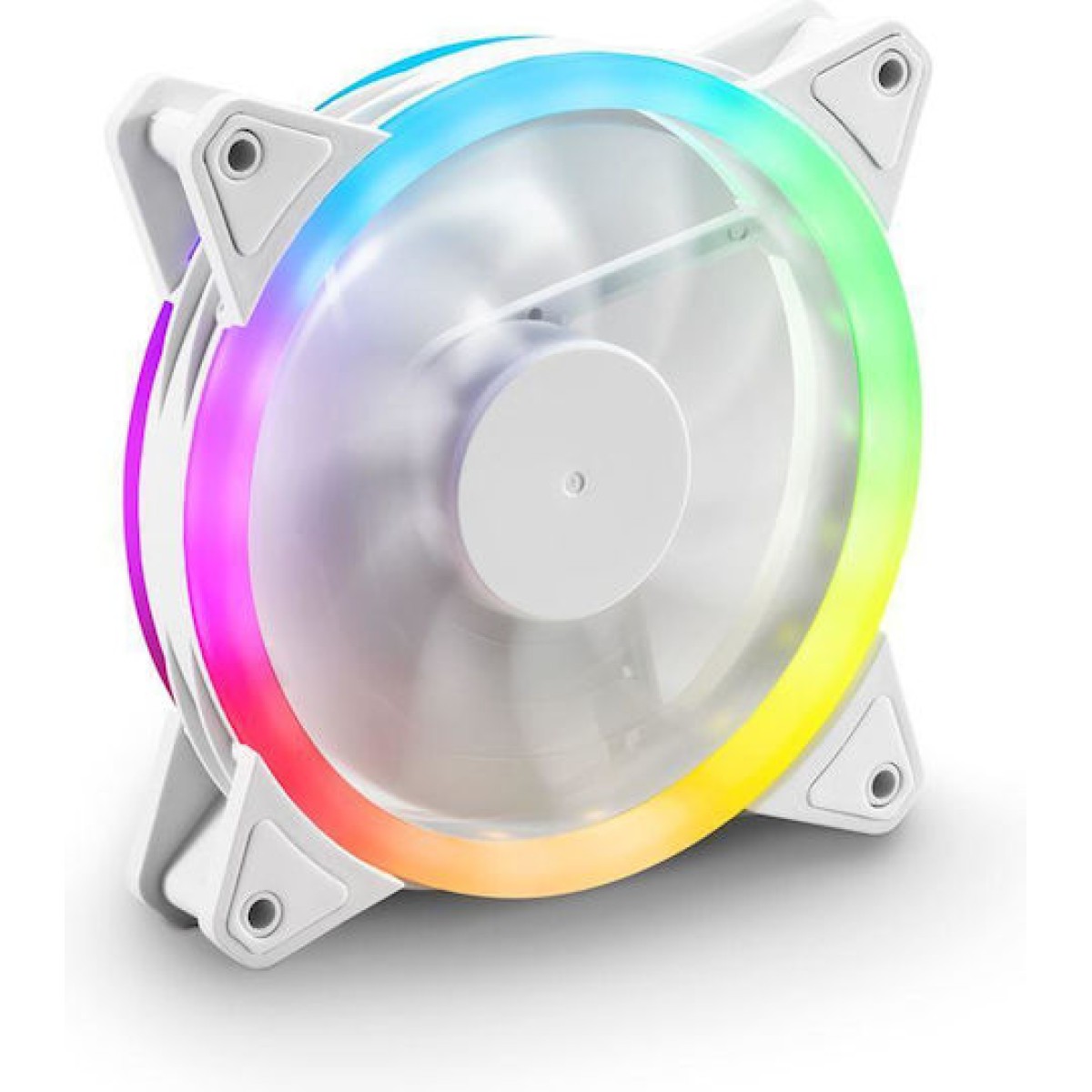 Sharkoon Shark Blades Case Fan 120mm με RGB Φωτισμό και Σύνδεση 4-Pin PWM Λευκό
