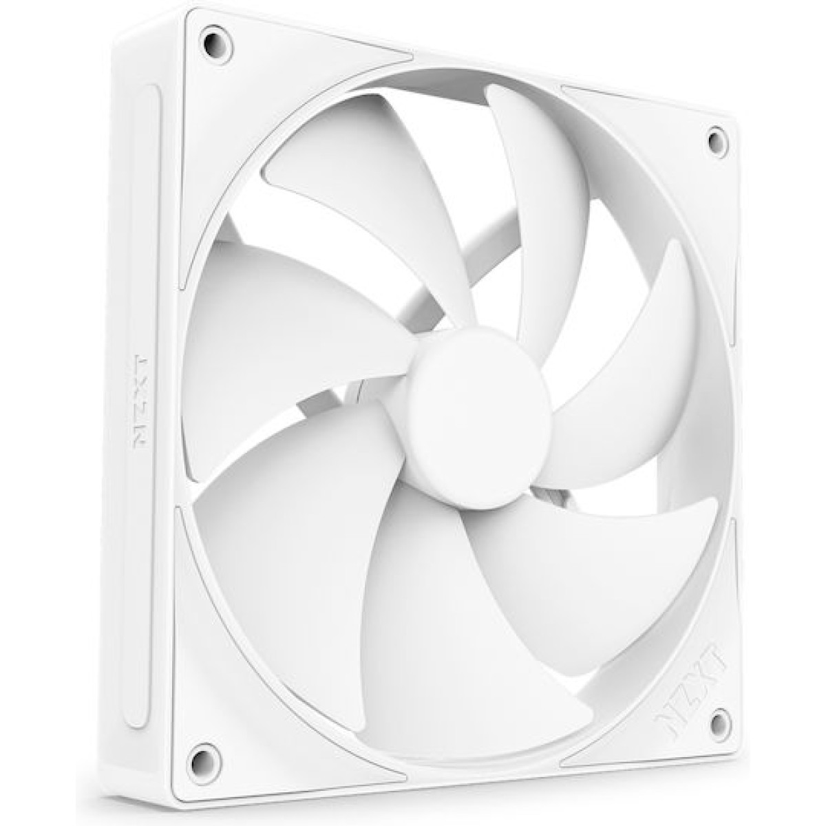 NZXT F140P Case Fan με Λευκό Φωτισμό και Σύνδεση 4-Pin PWM Λευκό