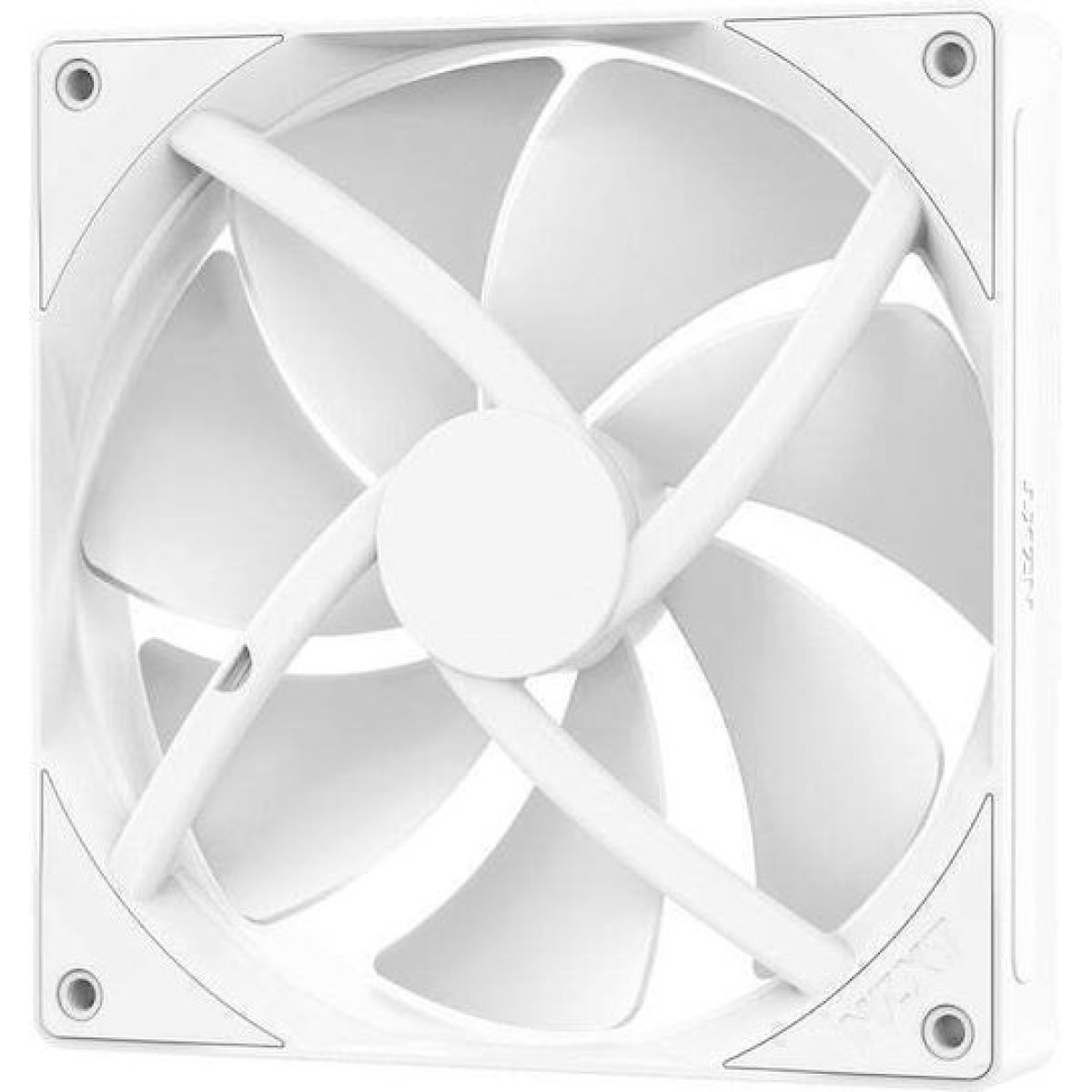 NZXT F140P Case Fan με Λευκό Φωτισμό και Σύνδεση 4-Pin PWM Λευκό