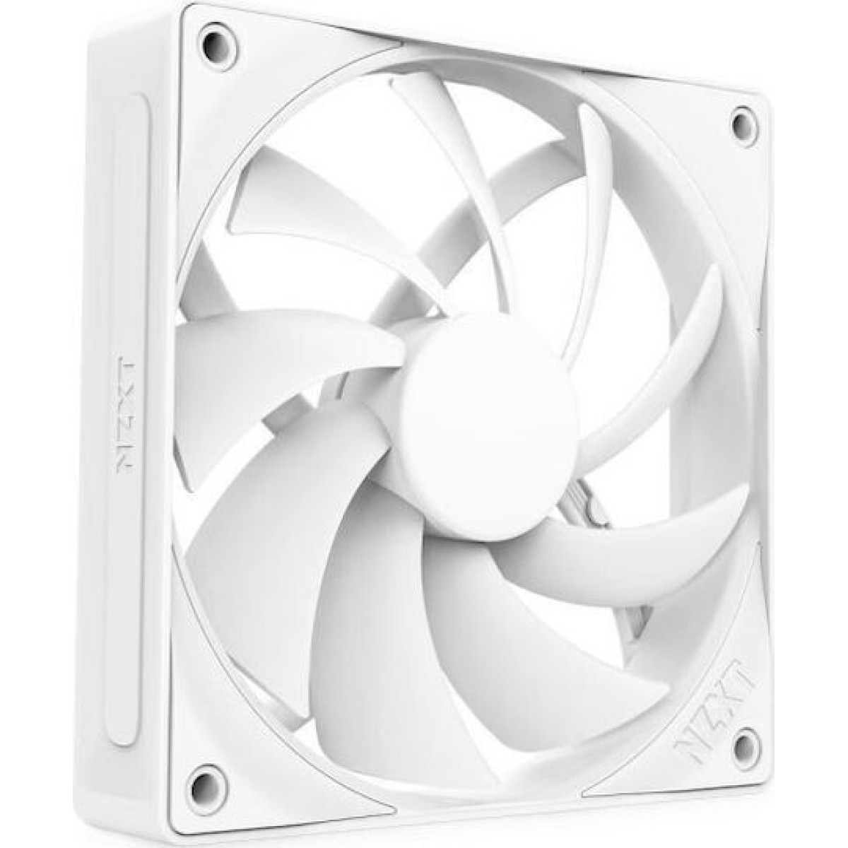 NZXT F140P Case Fan με Λευκό Φωτισμό και Σύνδεση 4-Pin PWM Λευκό