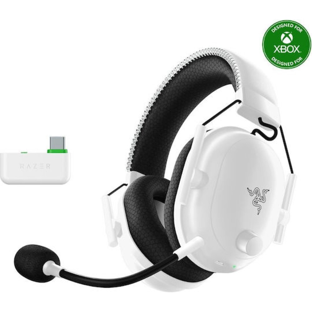 Razer BlackShark V2 Pro For XBOX Ασύρματο Over Ear Gaming Headset με σύνδεση Bluetooth / USB Λευκό