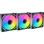 WingBoost 4 (schwarz, 3er-Pack, 120 mm)