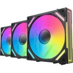 WingBoost 4 (schwarz, 3er-Pack, 120 mm)