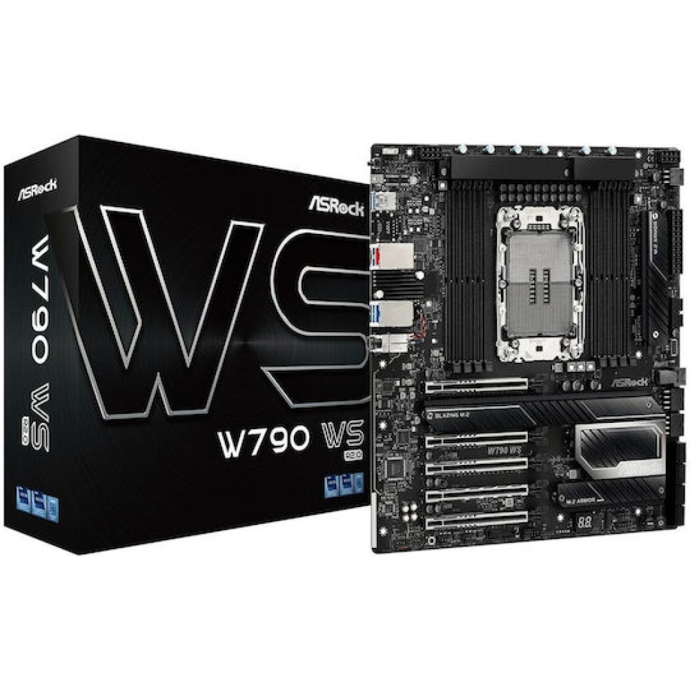 ASRock W790 Ws R2.0 Motherboard Extended ATX με Intel LGA4677 Socket