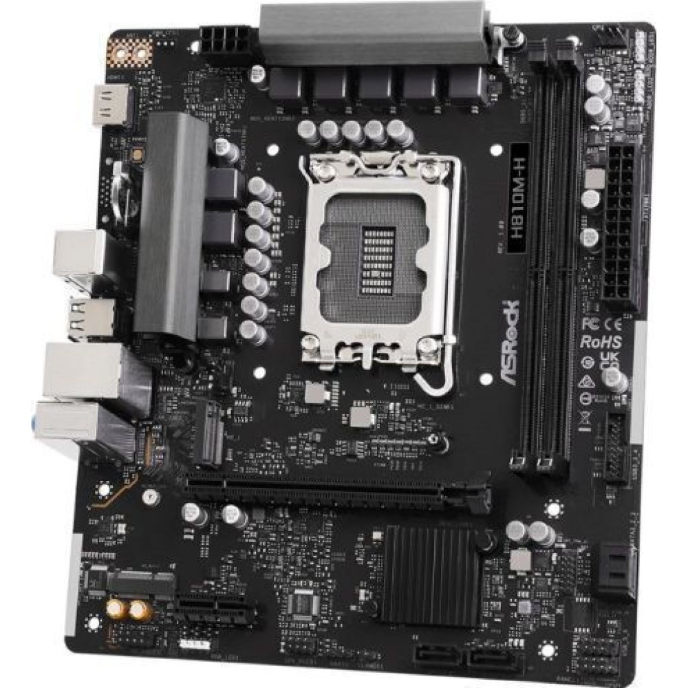 ASRock H810M-H Motherboard Micro ATX με Intel 1851 Socket 90-MXBSZ0-A0UAYZ