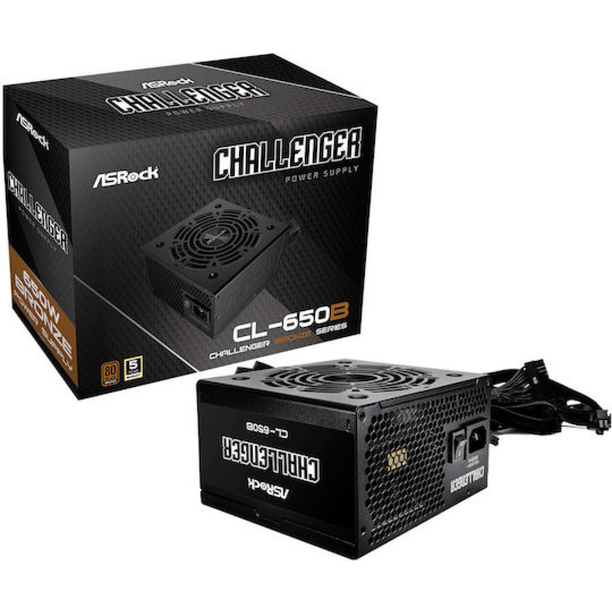 Challenger CL-650B 650W (schwarz, 2x PCIe, 650 Watt)