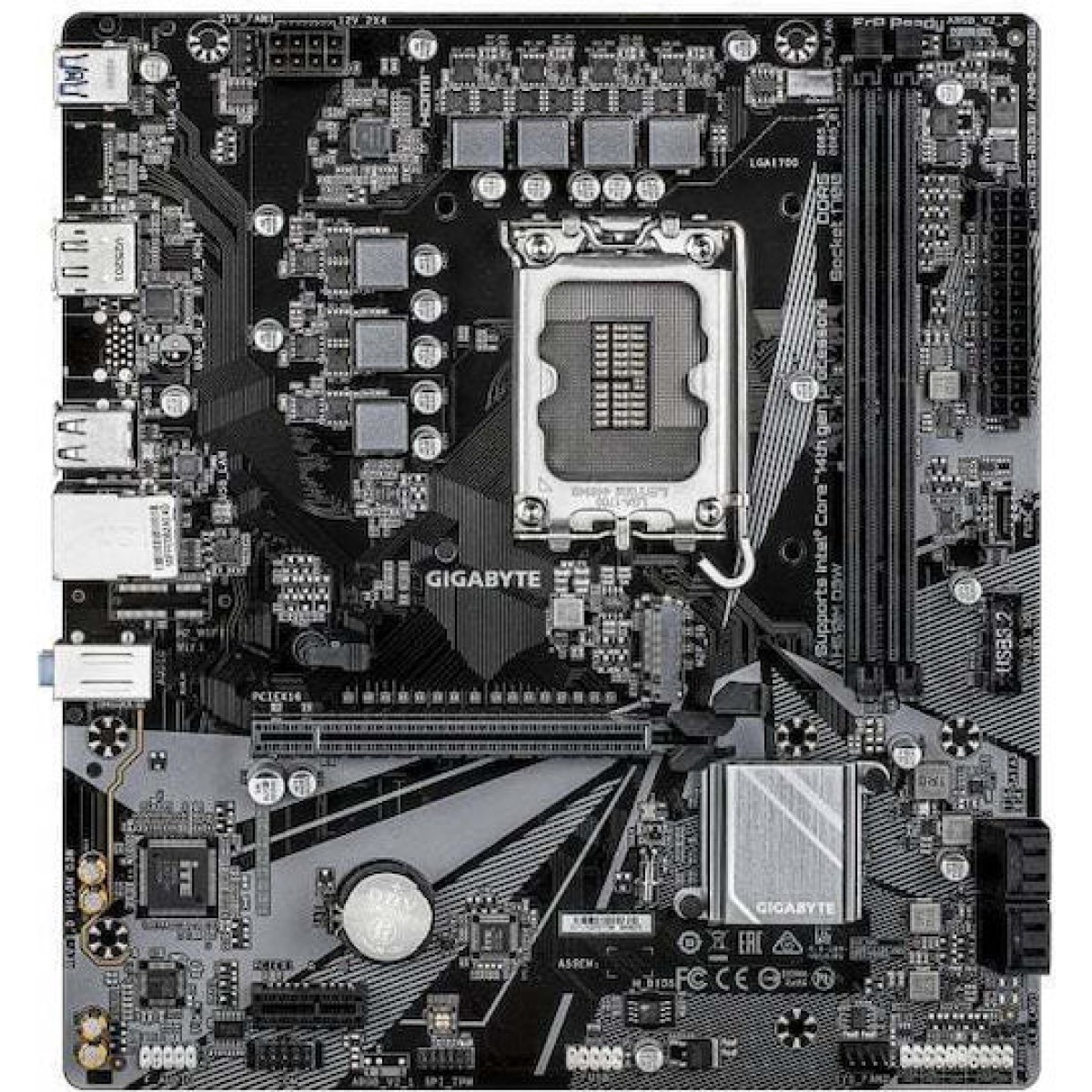 H610M D3W (schwarz/grau)