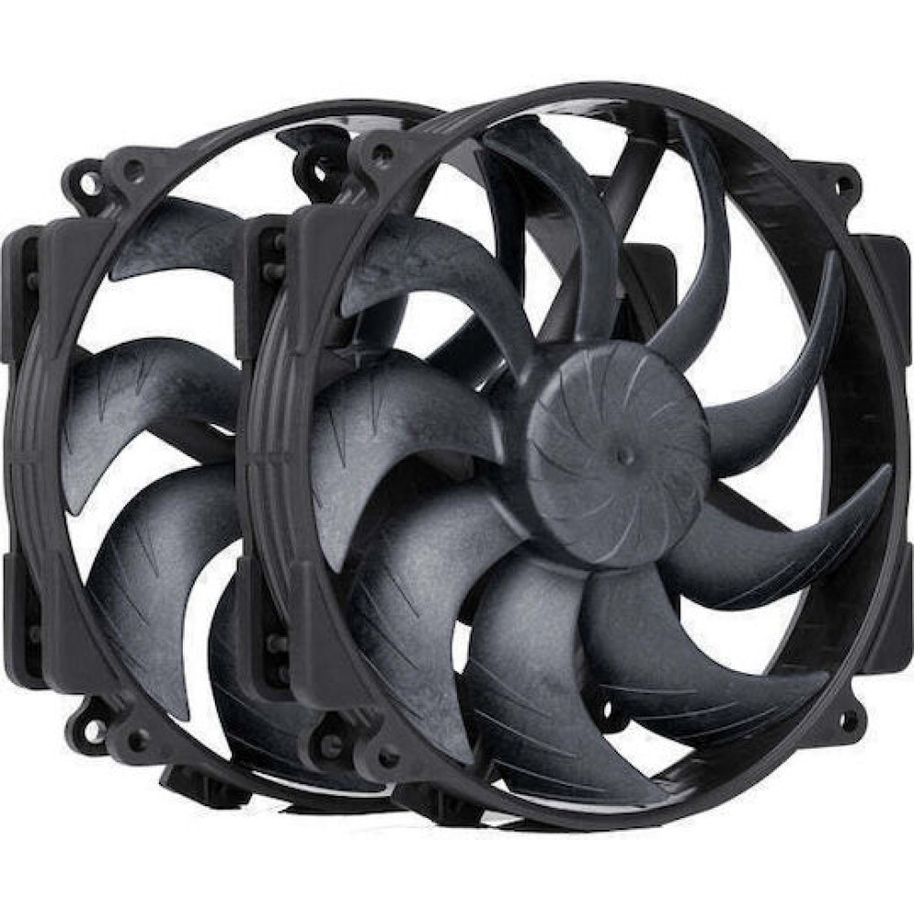 Noctua NF-A14X25R G2 PWM SX2-PP Case Fan 140mm με Σύνδεση 4-Pin 2τμχ chromax.black