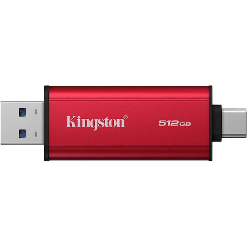 Kingston 512GB USB 3.2 SSD Stick με σύνδεση USB-C Μαύρο