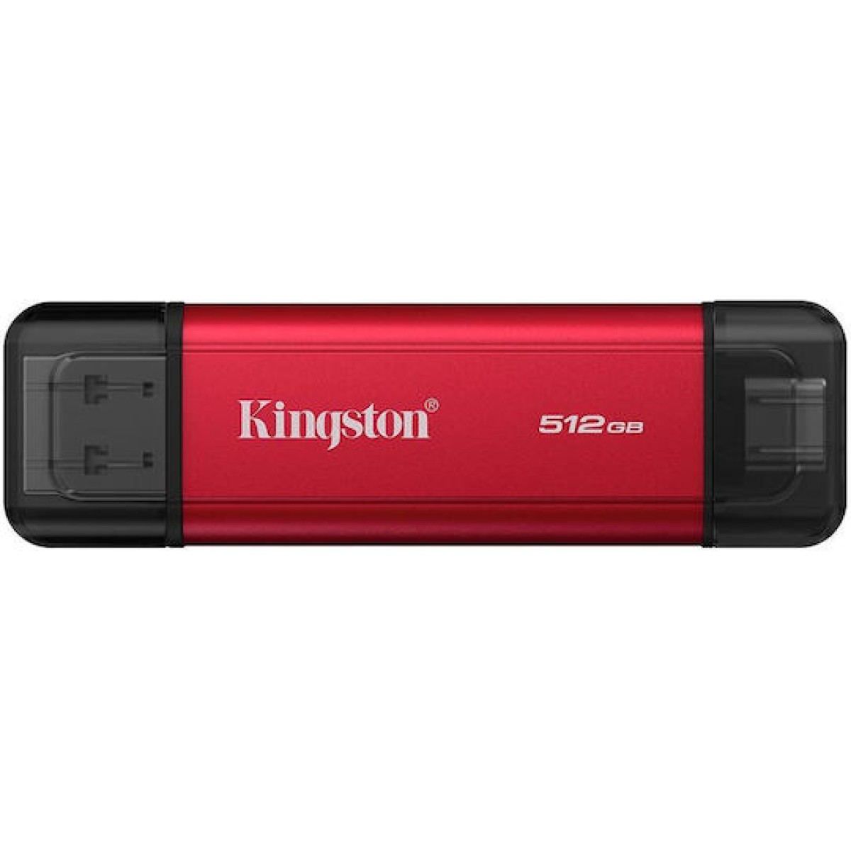 Dual Portable 512 GB, Externe SSD (rot/schwarz, USB-A- und USB-C)