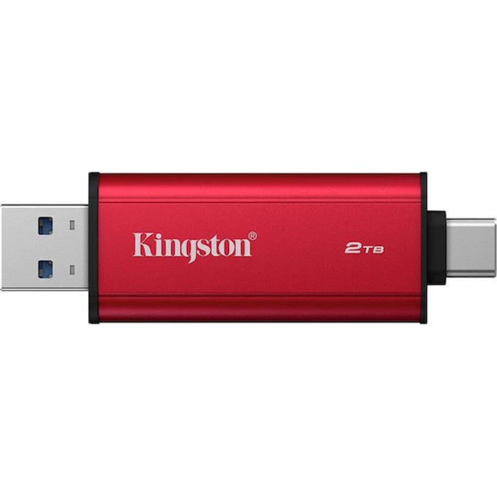 Kingston 2.0TB USB 3.2 SSD Stick με σύνδεση USB-C Μαύρο