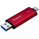 Dual Portable 2 TB, Externe SSD (rot/schwarz, USB-A- und USB-C)