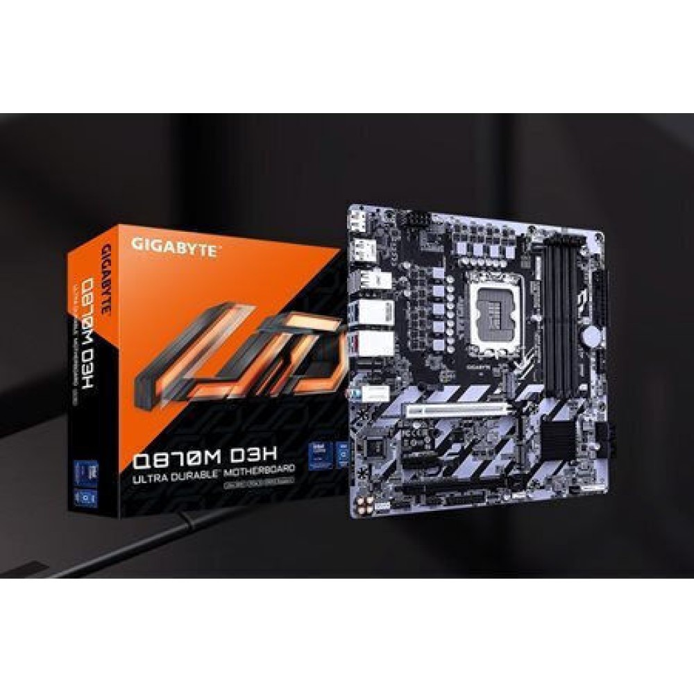 Gigabyte Q870M D3H Motherboard Micro ATX με Intel 1851 Socket