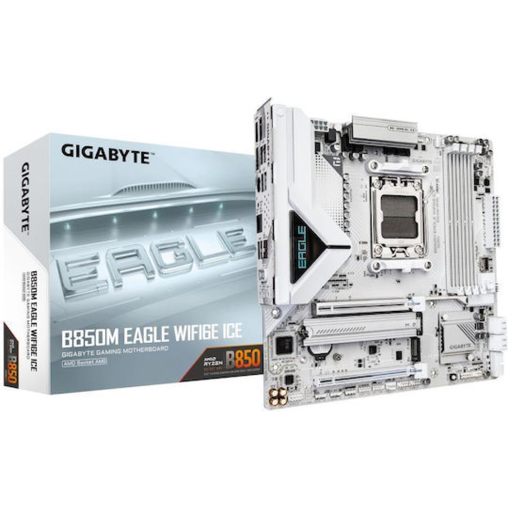 Gigabyte B850 Eagle WIFI6E ICE Motherboard ATX με AMD AM5 Socket