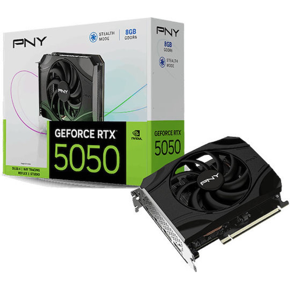 GeForce RTX 5050 Single Fan (DLSS 4, 3x DisplayPort, 1x HDMI 2.1)