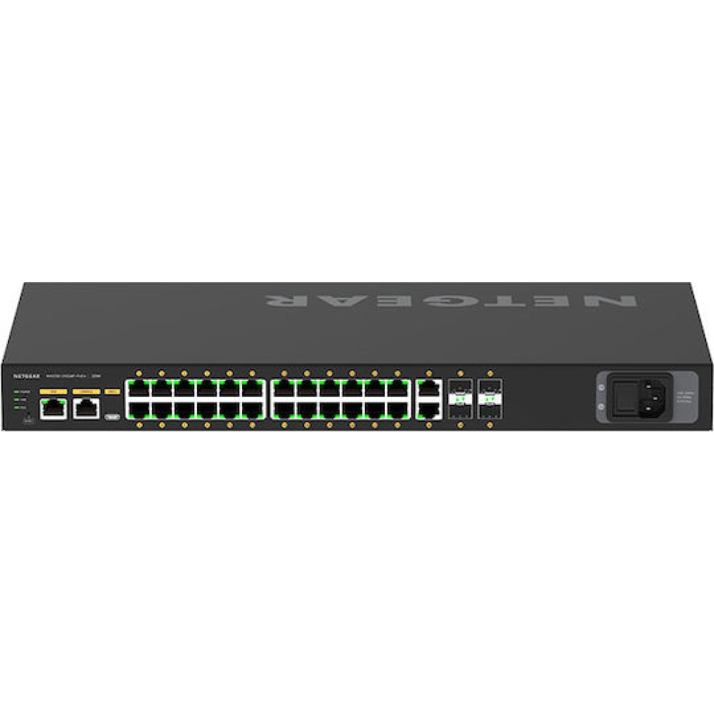 NetGear GSM4230PX Managed L2 PoE+ Switch με 24 Θύρες Gigabit (1Gbps) Ethernet και 4 SFP Θύρες