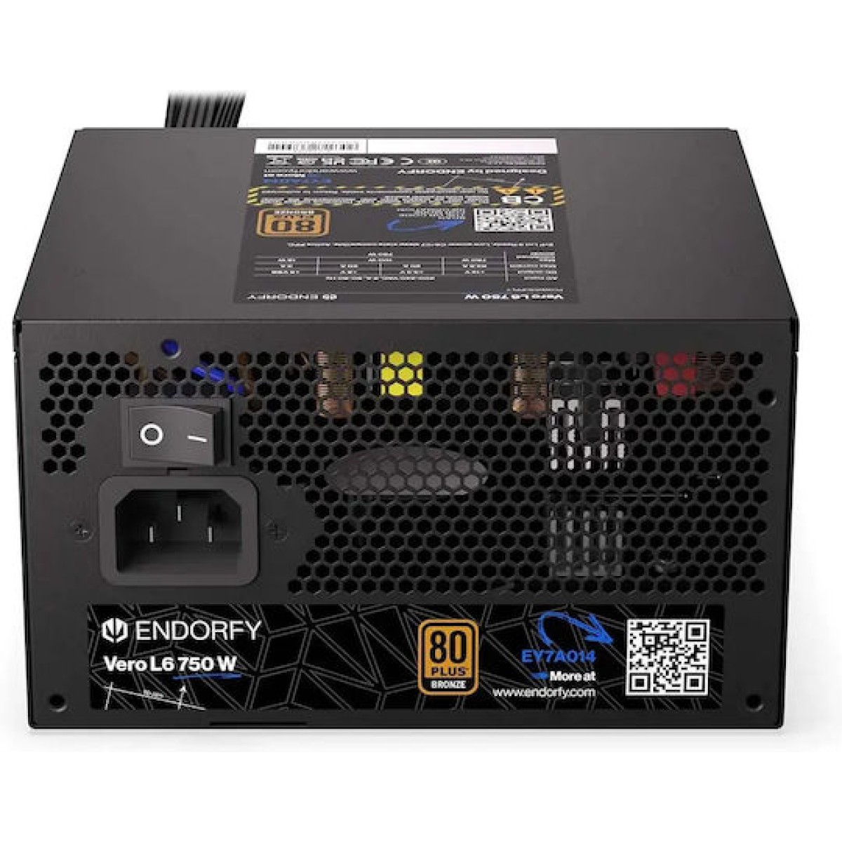 Vero L6 750 W (schwarz, 1x 12-Pin High Power GPU, 2x PCIe, 750 Watt)
