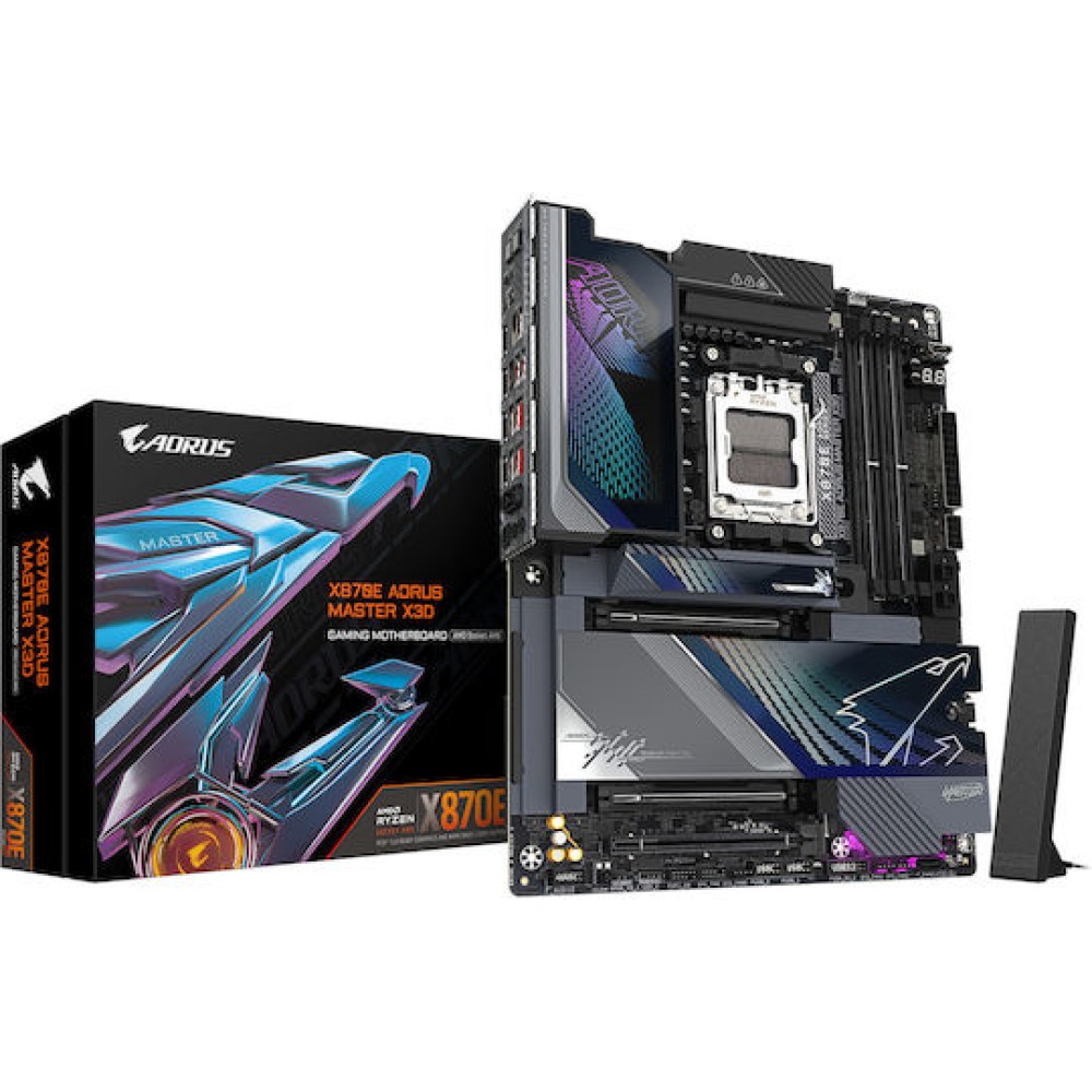 Gigabyte X870E Aorus Master X3D Wi-Fi Motherboard ATX με AMD AM5 Socket