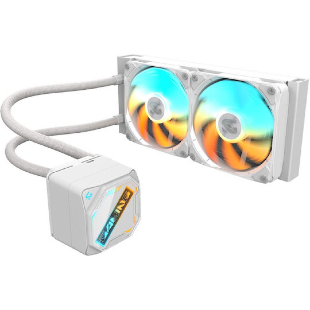 Gigabyte GAMING 240 ICE Υδρόψυξη AIO CPU με 2 Ανεμιστήρες 120mm Λευκή