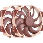 Noctua NF-A14X25R G2 PWM SX2-PP Case Fan 140mm με Σύνδεση 4-Pin 2τμχ Καφέ