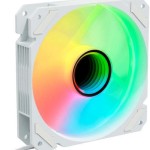 Sharkoon Shark Mirror Case Fan 120mm με ARGB Φωτισμό και Σύνδεση 4-Pin PWM Λευκό