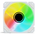 Sharkoon Shark Mirror Case Fan 120mm με ARGB Φωτισμό και Σύνδεση 4-Pin PWM Λευκό