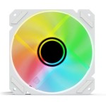 Sharkoon SHARK Mirror RGB PWM Case Fan 120mm με Σύνδεση 4-Pin Λευκό
