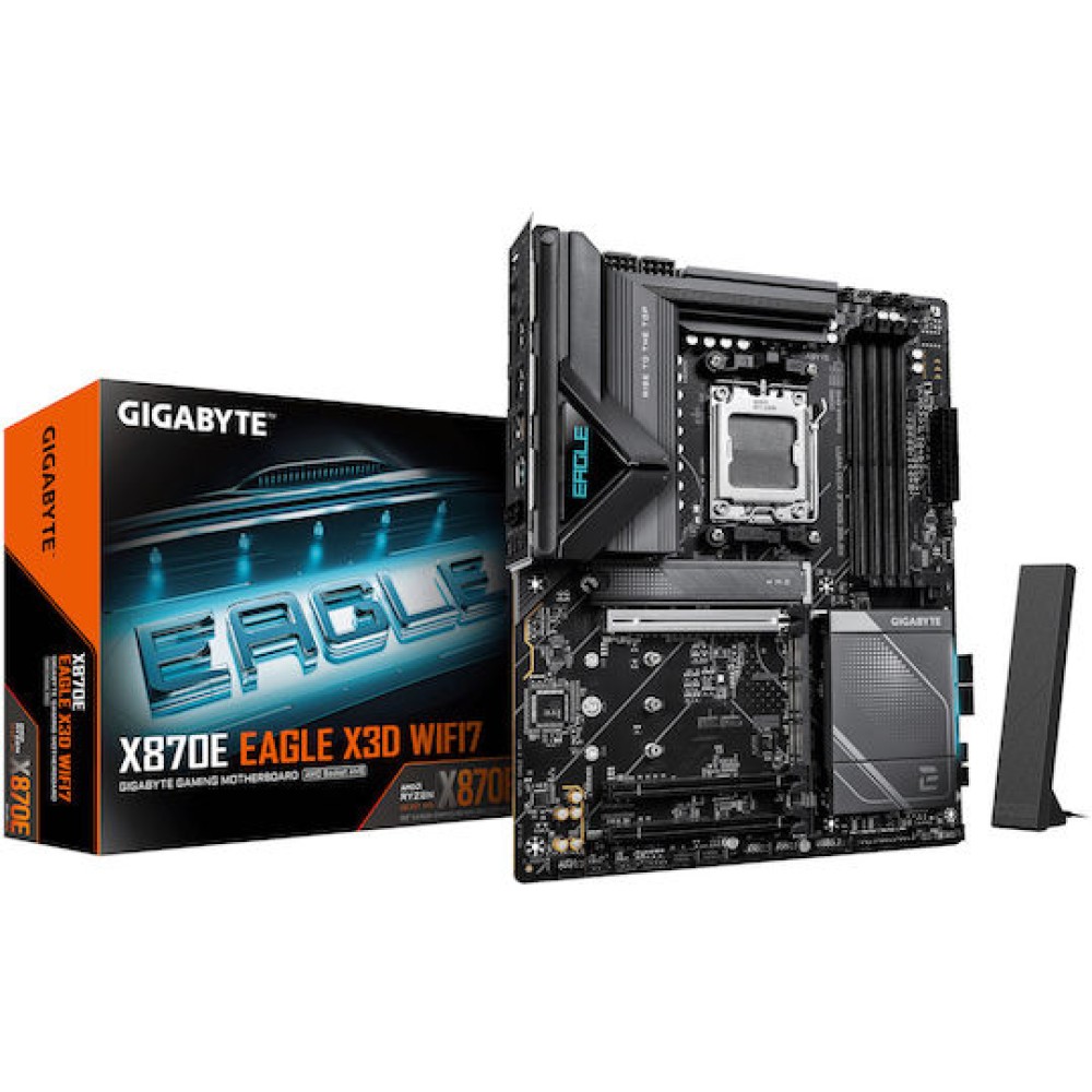 Gigabyte X870E EAGLE X3D WIFI7 Motherboard ATX με AMD AM5 Socket