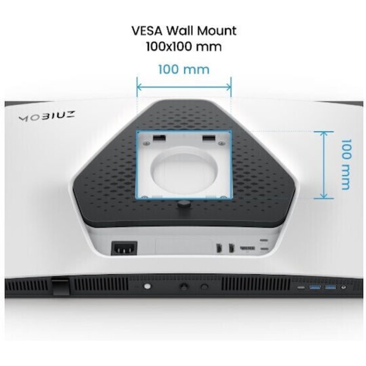 MOBIUZ EX271UZ (67.3 cm (26.5 Zoll), weiß/schwarz, UltraHD/4K, HDMI, DP, USB-C, FreeSync Premium Pro, 240Hz Panel)