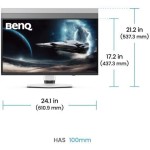 MOBIUZ EX271UZ (67.3 cm (26.5 Zoll), weiß/schwarz, UltraHD/4K, HDMI, DP, USB-C, FreeSync Premium Pro, 240Hz Panel)