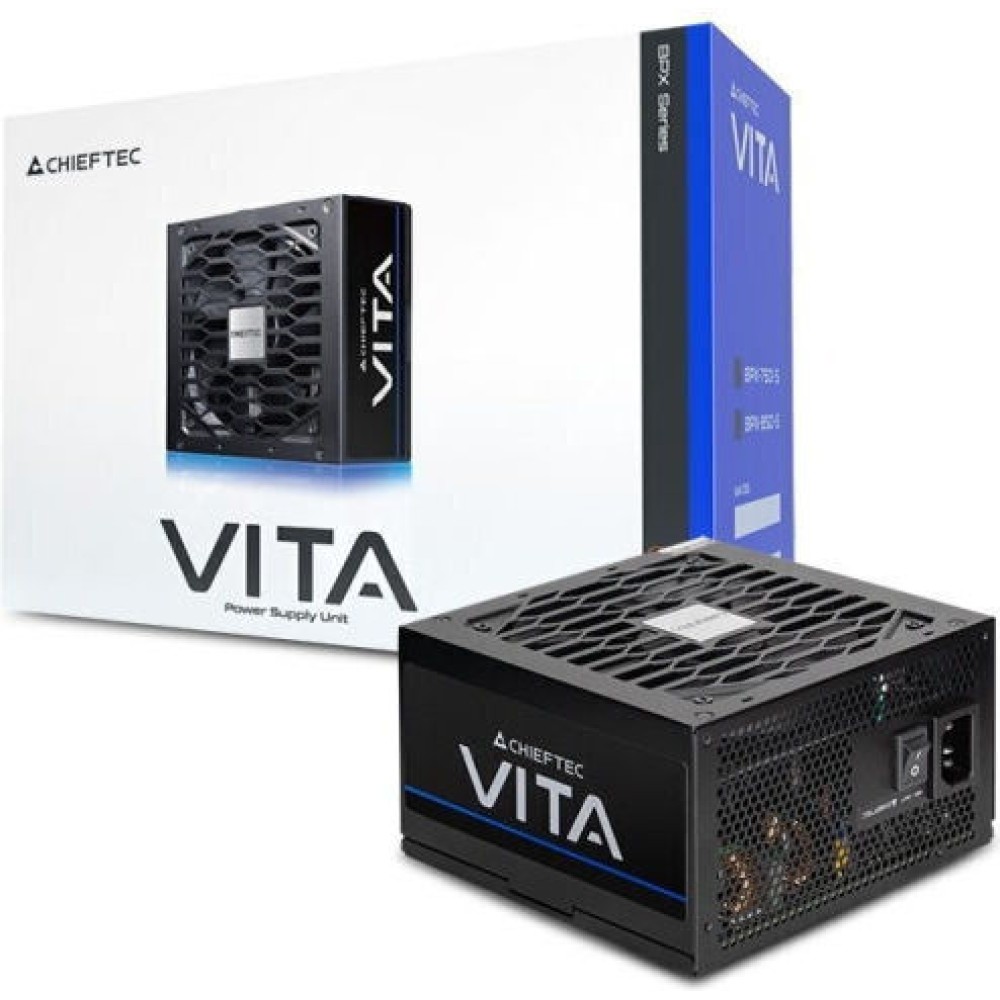Chieftec Vita 650W Μαύρο Τροφοδοτικό Υπολογιστή Full Wired 80 Plus Bronze