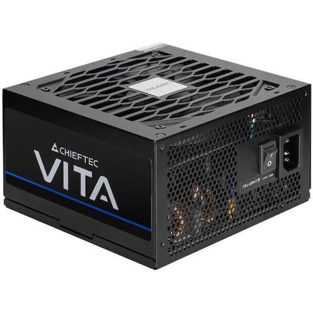 Chieftec Vita 650W Μαύρο Τροφοδοτικό Υπολογιστή Full Wired 80 Plus Bronze
