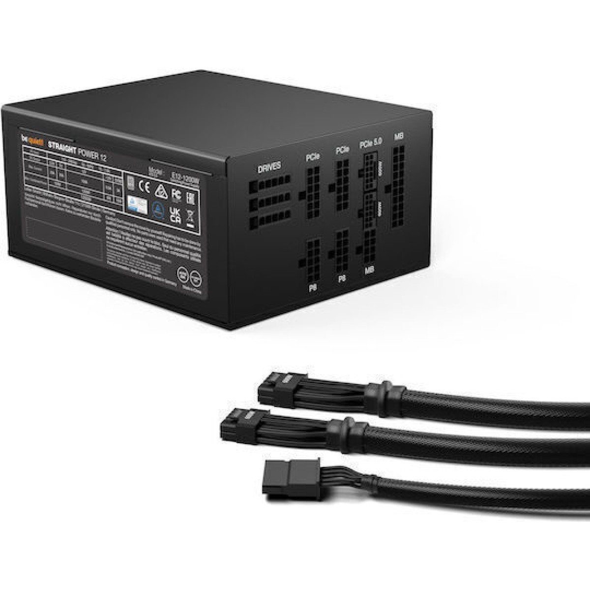 POWER ZONE 2 1200W (schwarz, 1x 12 Pin High Power GPU, 3x PCIe, 1200 Watt)
