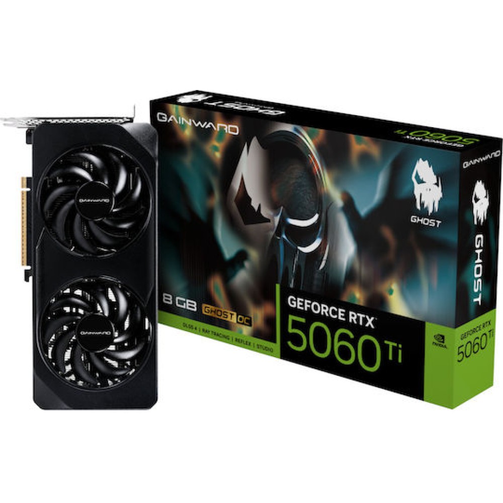 Gainward GeForce RTX 5060 Ti 8GB GDDR7 Ghost OC Κάρτα Γραφικών NE7506TT19P1-GB2062B