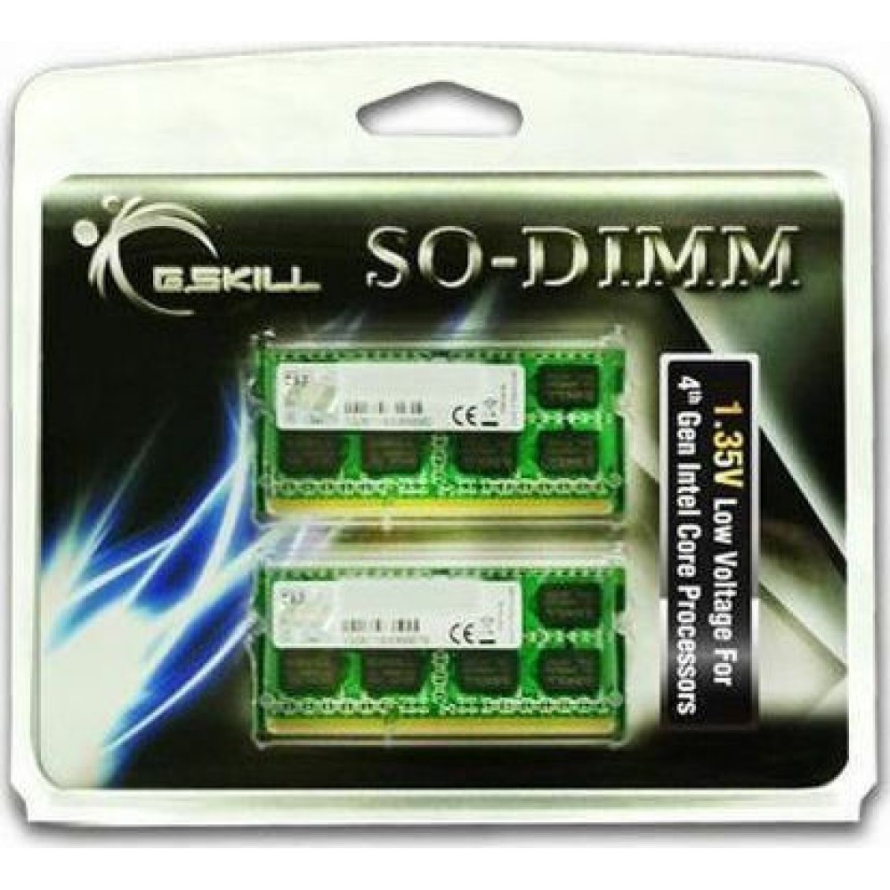 G.Skill DDR3L 16GB RAM με 2x8GB Modules και Ταχύτητα 1600 για Laptop