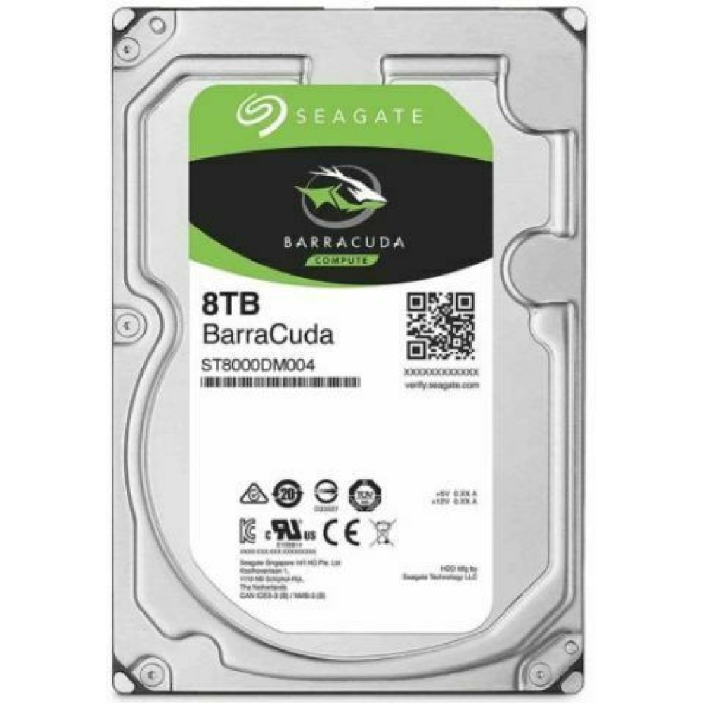 Seagate Barracuda 8TB HDD Σκληρός Δίσκος 3.5