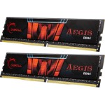 DIMM 32 GB DDR4-2400 (2x 16 GB) Dual-Kit (F4-2400C17D-32GIS, Aegis)