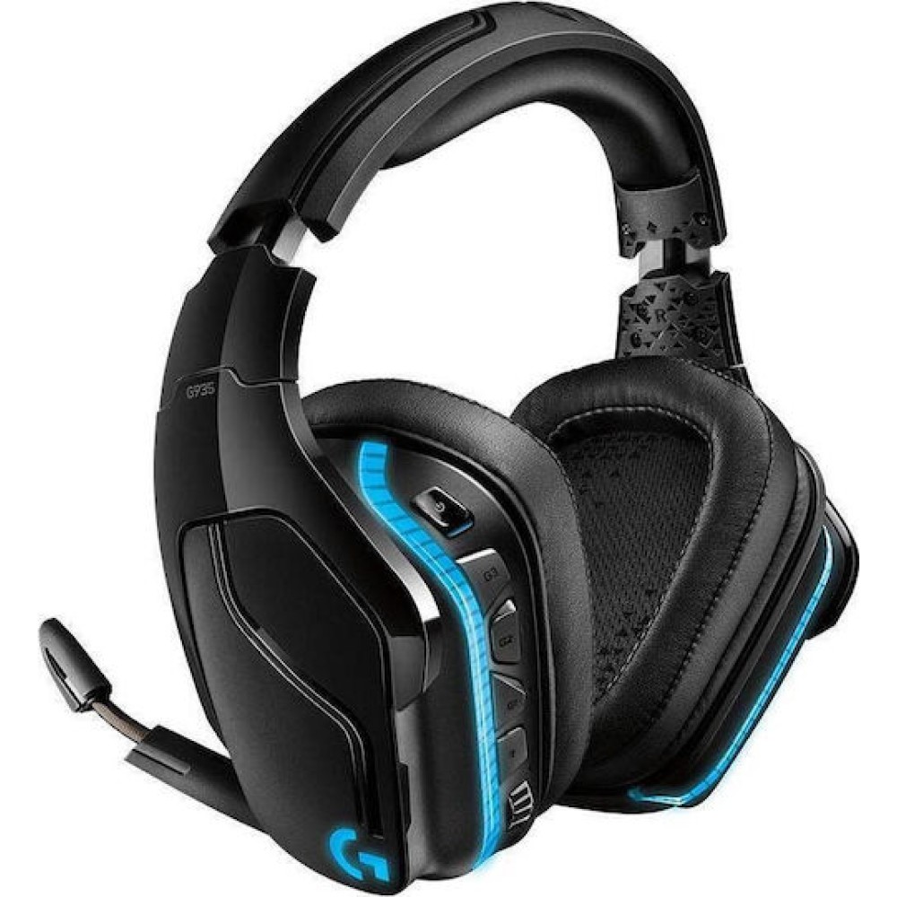 Logitech G935 Ασύρματο Over Ear Gaming Headset με σύνδεση 3.5mm / USB