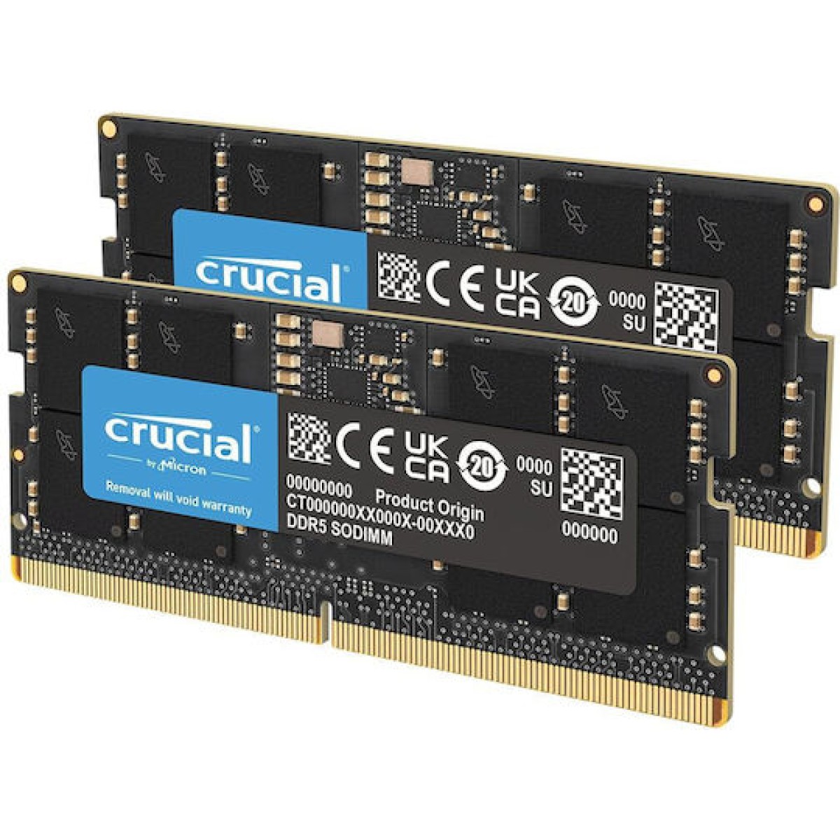 SO-DIMM 64 GB DDR5-4800 (2x 32 GB) Dual-Kit (schwarz, CT2K32G48C40S5)