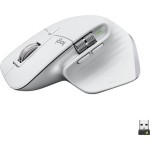 MX Master 3S (hellgrau, 7 Tasten, Logi Bolt, Bluetooth, kompatibel mit PC/Mac/iPad/Android)