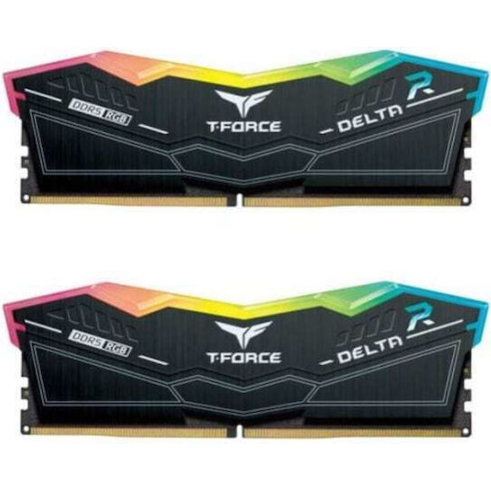 TeamGroup Delta RGB DDR5 32GB RAM με 2x16GB Modules και Ταχύτητα 6000 για Desktop
